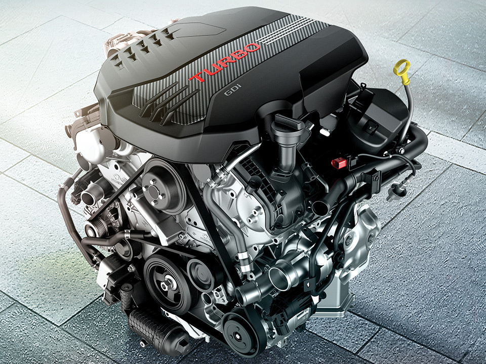 Neu: Kia Stinger GT 3.3 T-GDi V6 272 kW (370 PS) Motor